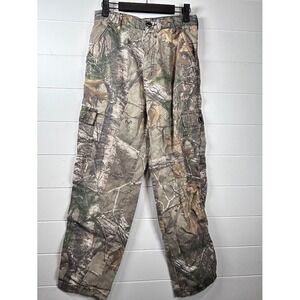 Ranger Kids Realtree Xtra Camo Cargo Pants Brown Green Size 16 Adjustable Waist